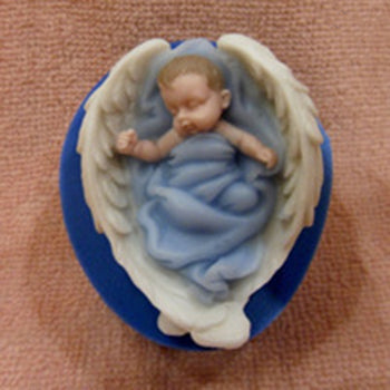 LTB Sleeping Baby Angel 3D Silicon Soap Mold