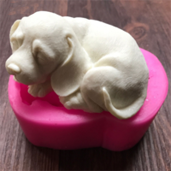 LTB Sleeping Dog 3D Silicon Soap Mold